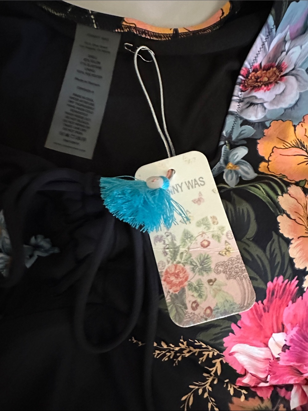 NWT Johnny Was Baccara Tie Front Surf Swimsuit - Picture 5 of 7